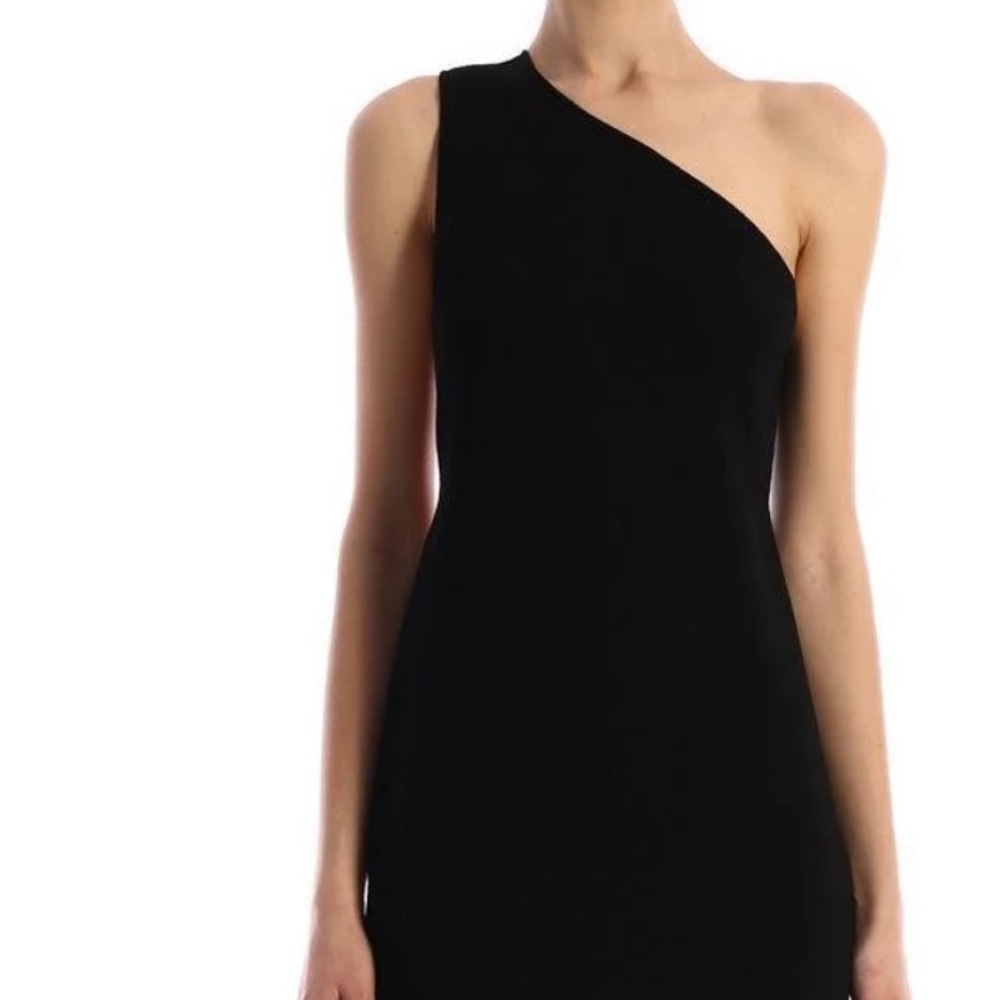 Pre-loved Bottega Venetta Black One shoulder dress Spring 2020 size 40